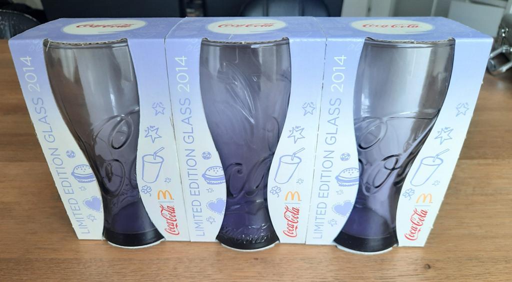 Coca Cola Limited Edition Glazen 2014 - Nieuw in Verpakking, Verzamelen, Ophalen of Verzenden, Nieuw