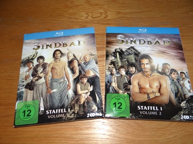 Sindbad. Sinbad. Seizoen 1, deel 1 en 2., Duits, Ophalen of Verzenden, Zo goed als nieuw, Blu-ray