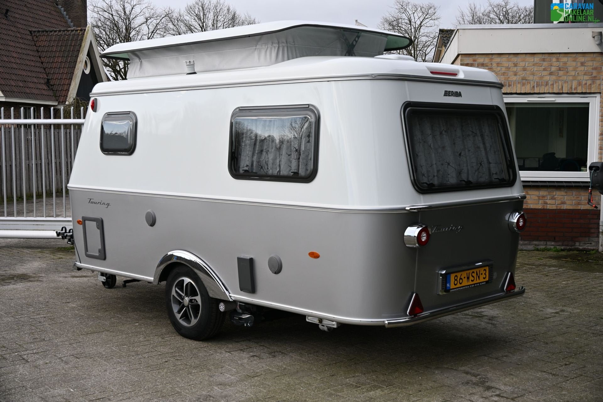 Eriba Touring Triton 420 Mover Voortent Fietsdrager Autark, Caravans en Kamperen, Caravans, Standaardzit, Kachel, Tot en met 2
