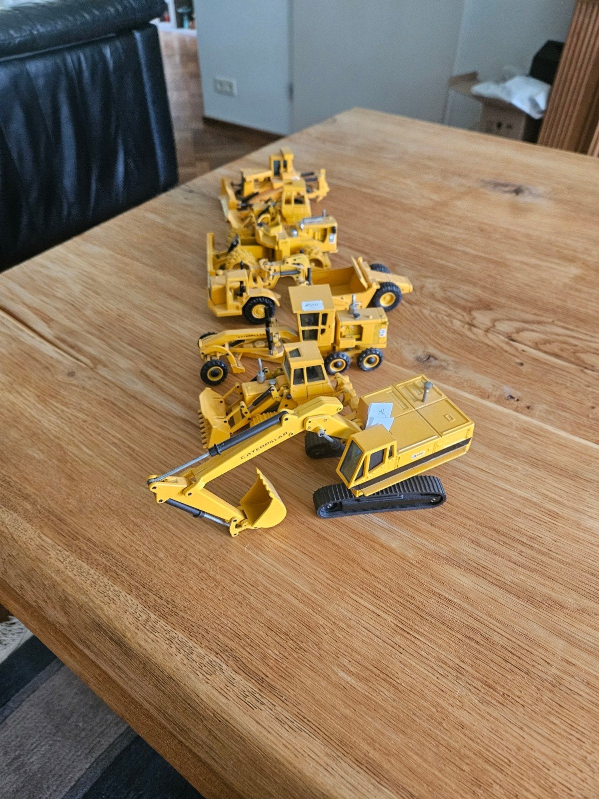 serie van 7 stuks grondverzet machines., Ophalen of Verzenden, Zo goed als nieuw, Hijskraan, Tractor of Landbouw, Overige merken