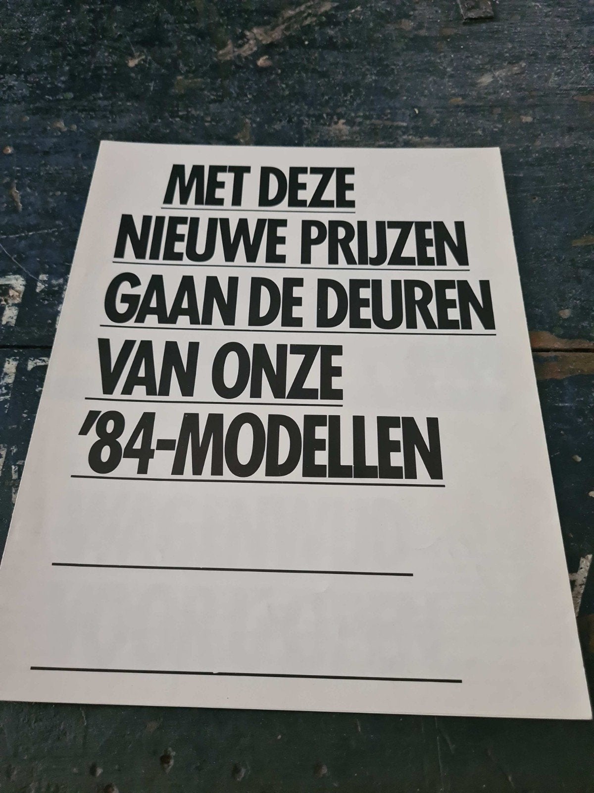 Volkswagen 1984, Ophalen of Verzenden, Volkswagen