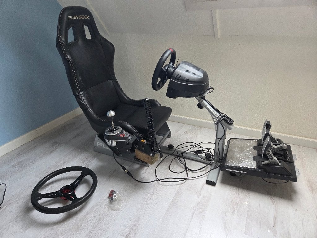 Complete Thrustmaster F1 Playseat, Ophalen, Racestuur, Gebruikt, Force feedback