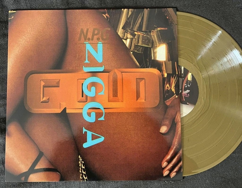 Prince - Gold Nigga (Gold Vinyl) FULL ART COVER Version LP, LP, Speciale editie, 12 inch, Nieuw in verpakking