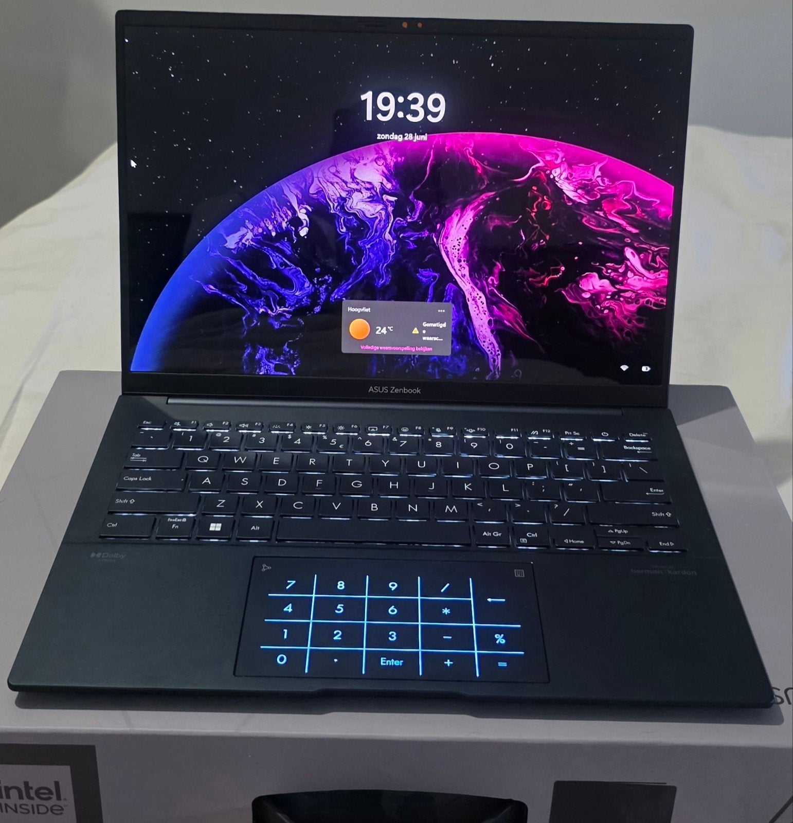 Asus Zenbook 14 OLED UXGA05MA-PP6BSM, Computers en Software, Windows Laptops, Ophalen of Verzenden, Zo goed als nieuw, 14 inch
