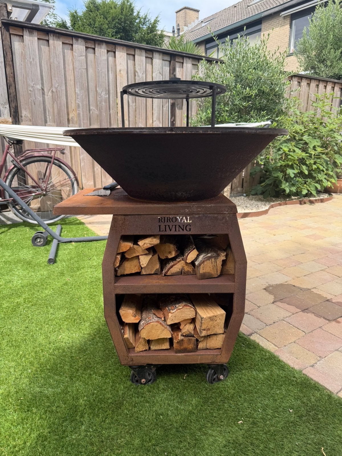 BBQ Plancha RJ royal living companero, Ophalen, Zo goed als nieuw, Met accessoires