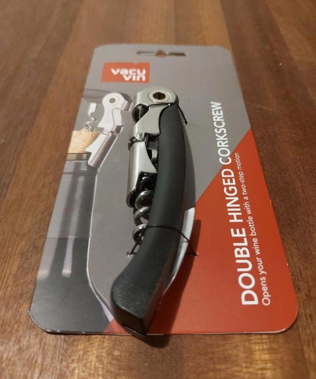 VacuVin Kurkentrekker / Kelnersmes - Nieuw in verpakking, Overige typen, Nieuw, Ophalen of Verzenden, Zwart