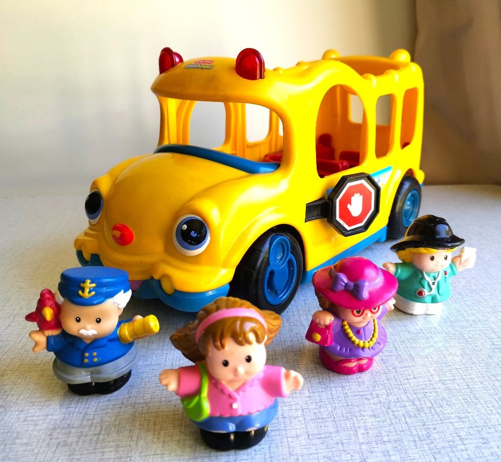 little people, Kinderen en Baby's, Speelgoed | Fisher-Price, Ophalen, Zo goed als nieuw, Speelset, Met geluid