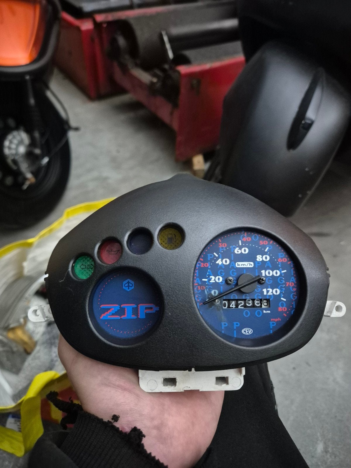Originele Piaggio Zip SP 120 km/u teller, Ophalen of Verzenden, Gebruikt, Overige typen, Piaggio