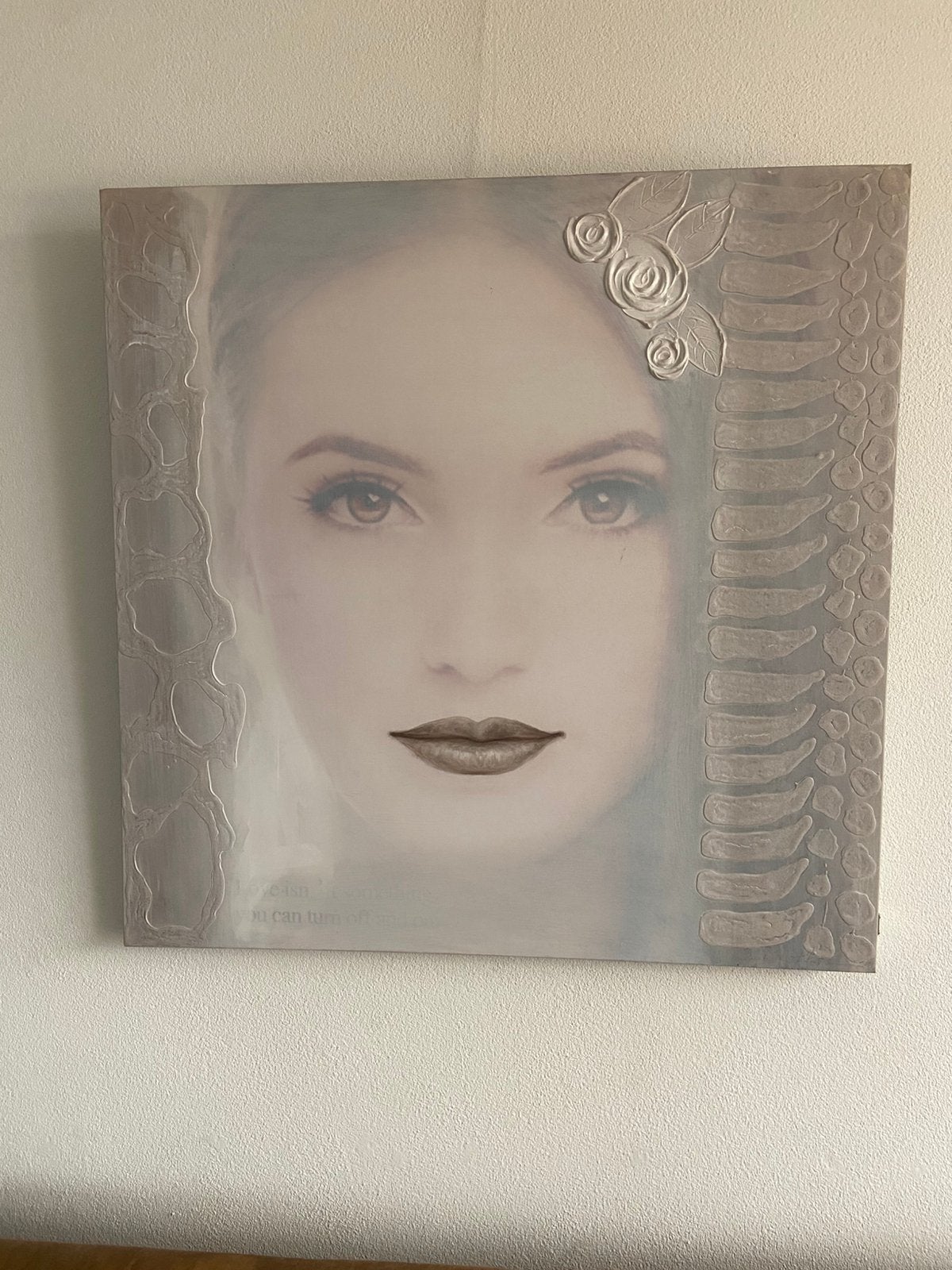 Schilderij 2x 100x100cm, Huis en Inrichting, Woonaccessoires | Schilderijen, Tekeningen en Foto's, Ophalen, Zo goed als nieuw