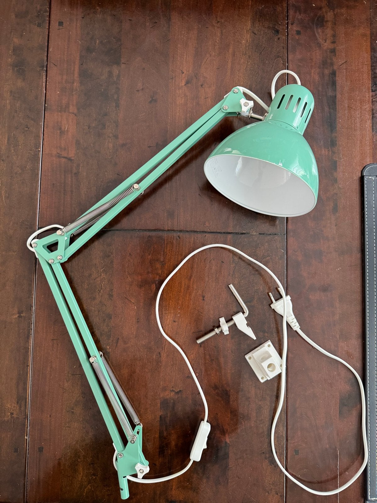 IKEA Tertial bureaulamp lichtgroen - verstelbaar, Gebruikt, IKEA, Groen, Verstelbaar