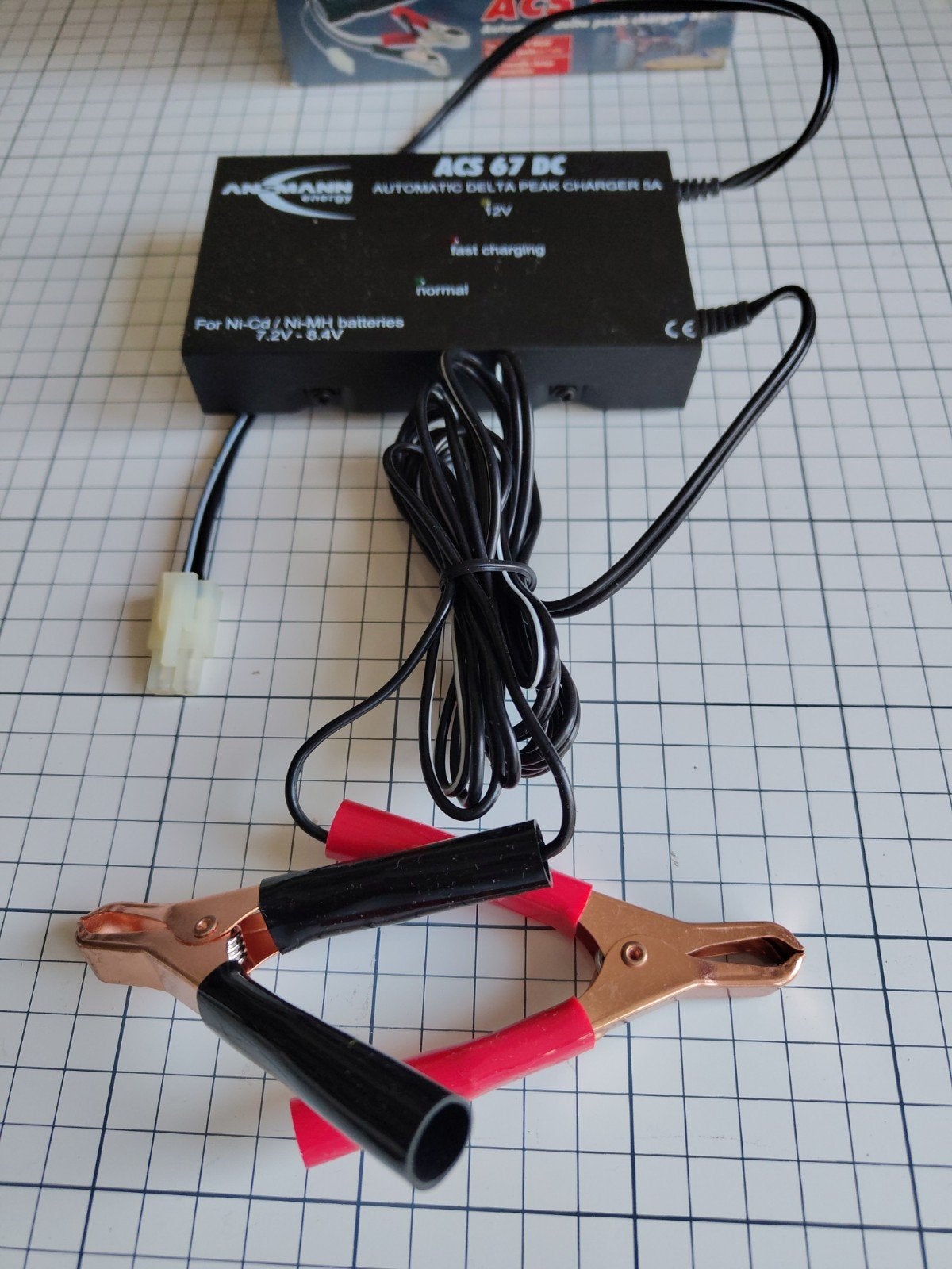 ANSMANN energy ACS 67 DC snellader 12V, Hobby en Vrije tijd, Ophalen of Verzenden, Gebruikt