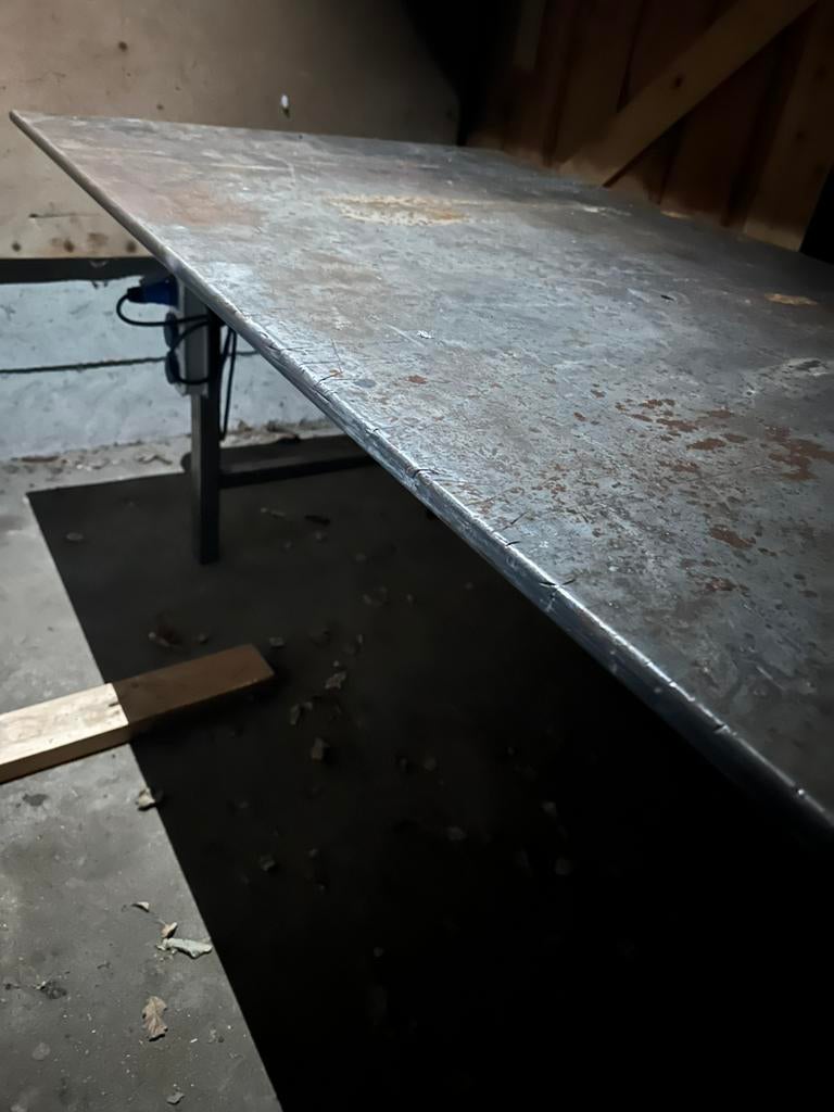 Lastafelblad zwaar metalen blad lastafel ijzer, Doe-het-zelf en Verbouw, Werkbanken, Ophalen of Verzenden, Zo goed als nieuw