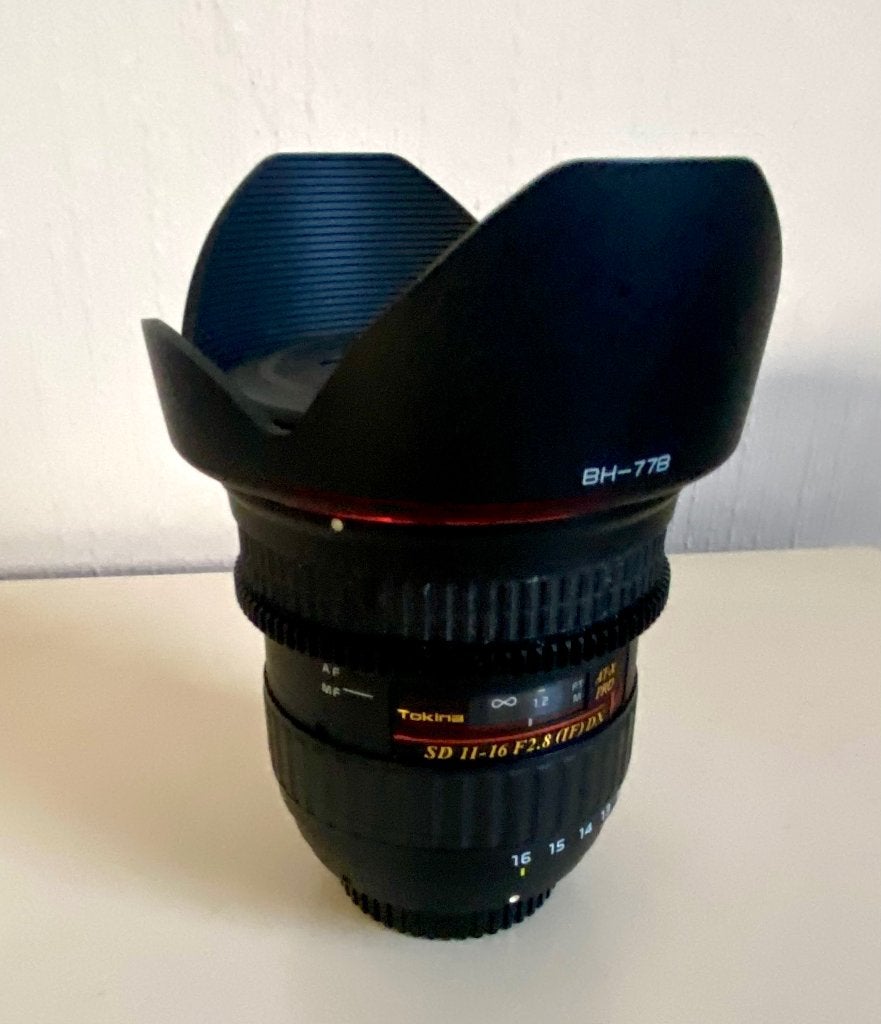 Tokina SD 11-16 f2.8 IF DX groothoeklens  nikon nieuwstaat!!, Audio, Tv en Foto, Fotografie | Lenzen en Objectieven, Tokina, Zo goed als nieuw