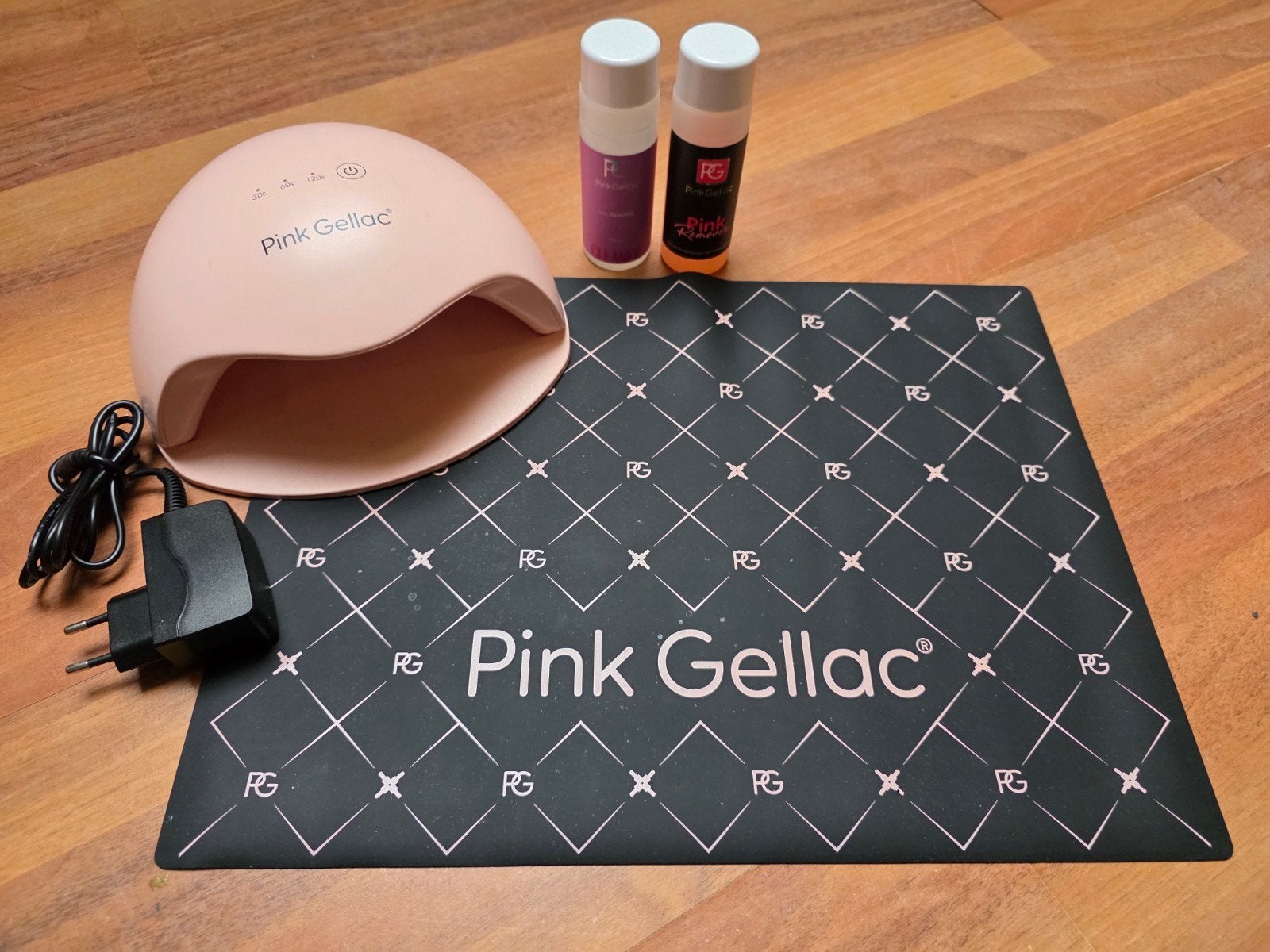 Grote set Pink Gellac en nagelbenodigdheden, Ophalen of Verzenden, Zo goed als nieuw, Overige typen