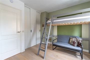 Hanmarn Zwart metalen bedbank met matras, Gebruikt, Eenpersoons, Zwart, Ophalen of Verzenden