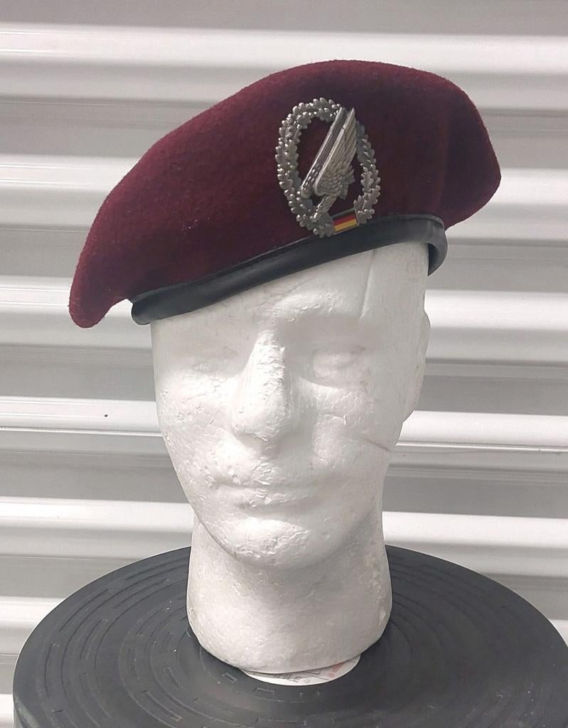 Bundeswehr Fallschirmjäger baret, Verzamelen, Ophalen of Verzenden, Landmacht, Duitsland, Helm of Baret