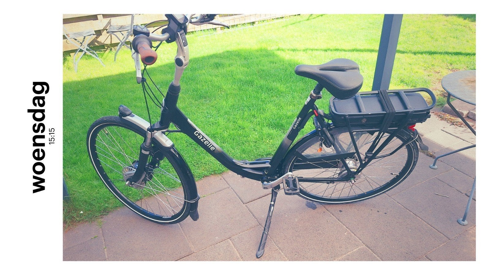 Gazelle elektrische fiets - Platina accu, Ophalen, Gebruikt, 59 cm of meer, 50 km per accu of meer