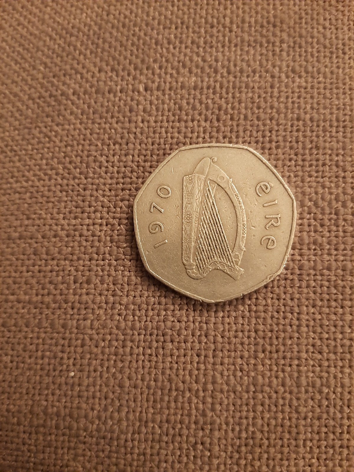 Ierse munt 50 pence, Postzegels en Munten, Ophalen of Verzenden, Overige landen, Losse munt