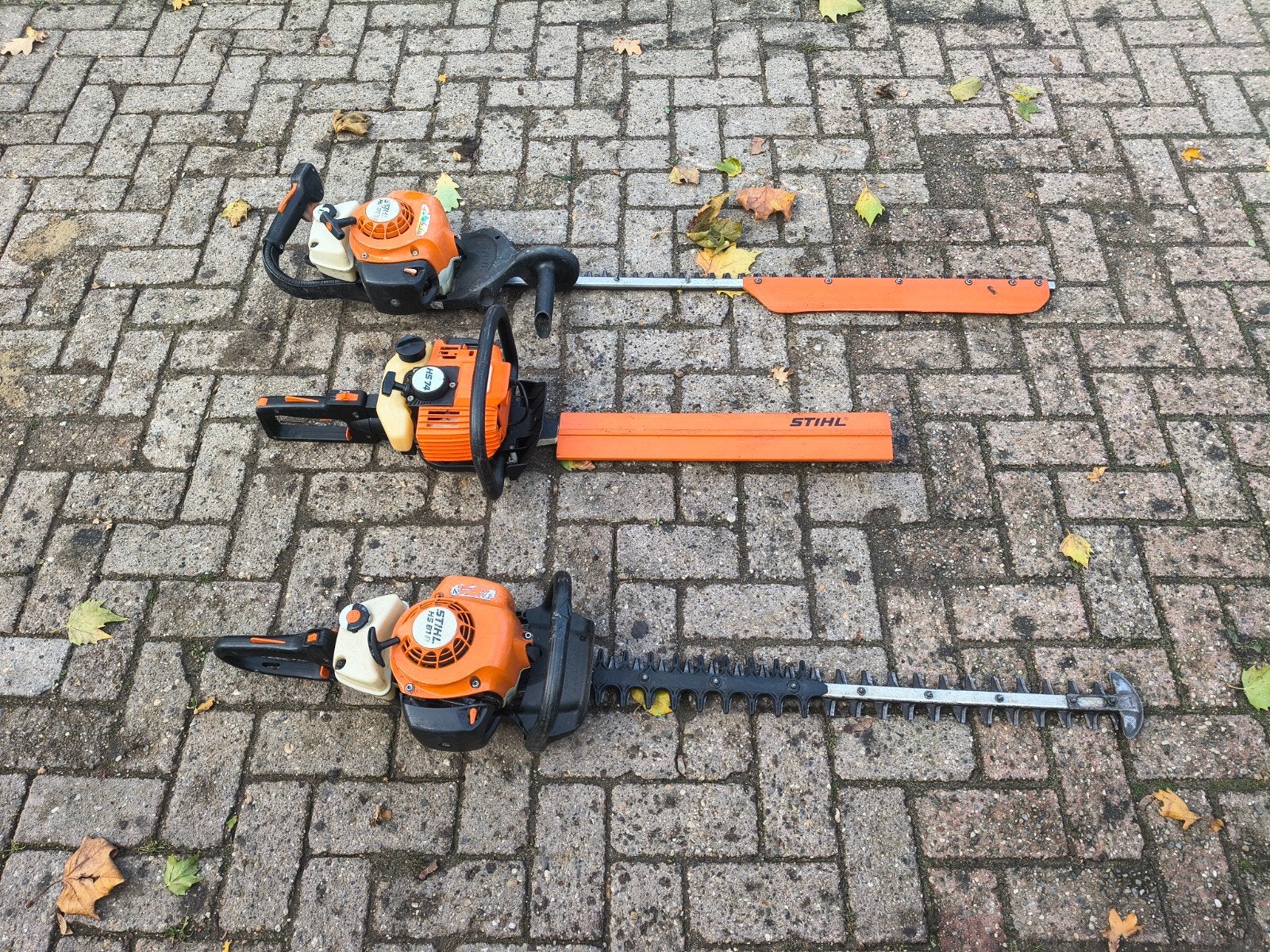 stihl heggenscharen, Ophalen of Verzenden, Gebruikt, Benzine, Stihl