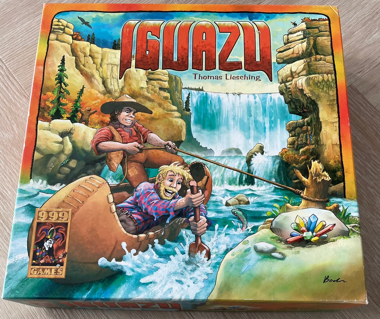 Iguazu Bordspel - 999 Games, Drie of vier spelers, Ophalen of Verzenden, Zo goed als nieuw