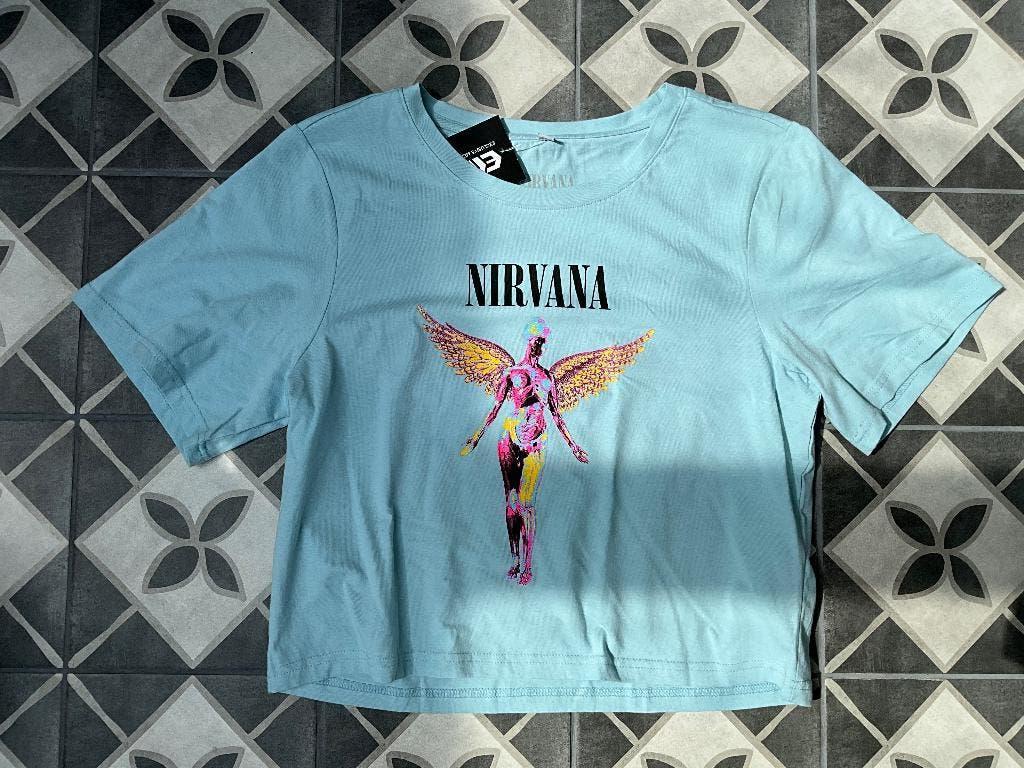 "In utero" T-shirt blauw van Nirvana Maat XL, Nieuw, Kleding, REGINA, EMMEN