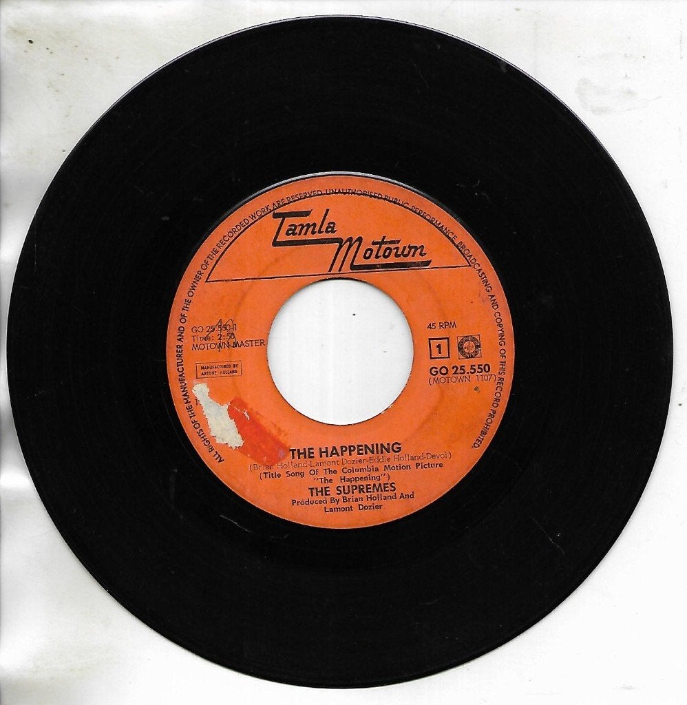 The Supremes - The happening, Ophalen of Verzenden, Gebruikt, 7 inch, Pop