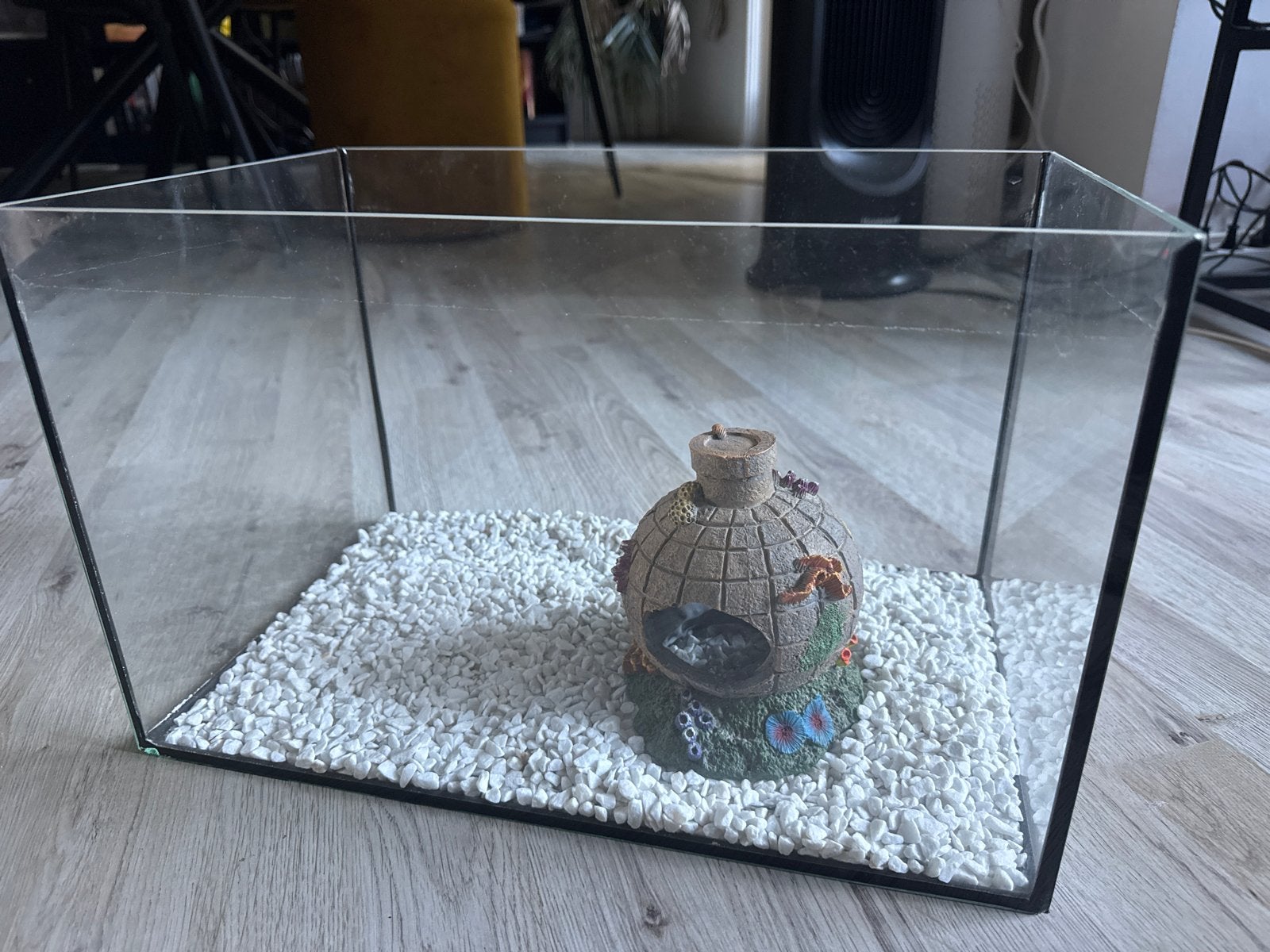 Vissenkom zo goed als nieuw, Ophalen, Inclusief toebehoren, Zo goed als nieuw, Vissenkom