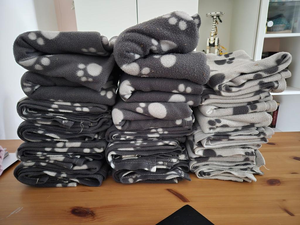 Fleece dekens, Ophalen of Verzenden, Gebruikt, Overige typen