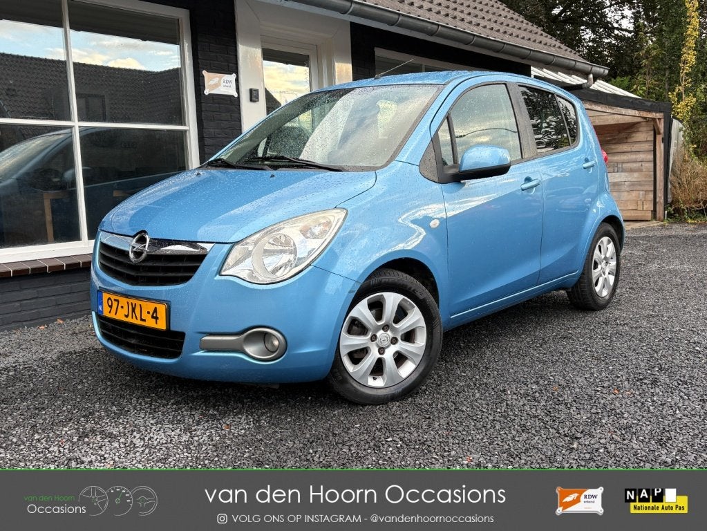 Opel Agila 1.0 AIRCO | NAP | APK JUNI'27 | EL RAMEN | LM VEL, 65 pk, Gebruikt, 31 €/maand, Blauw