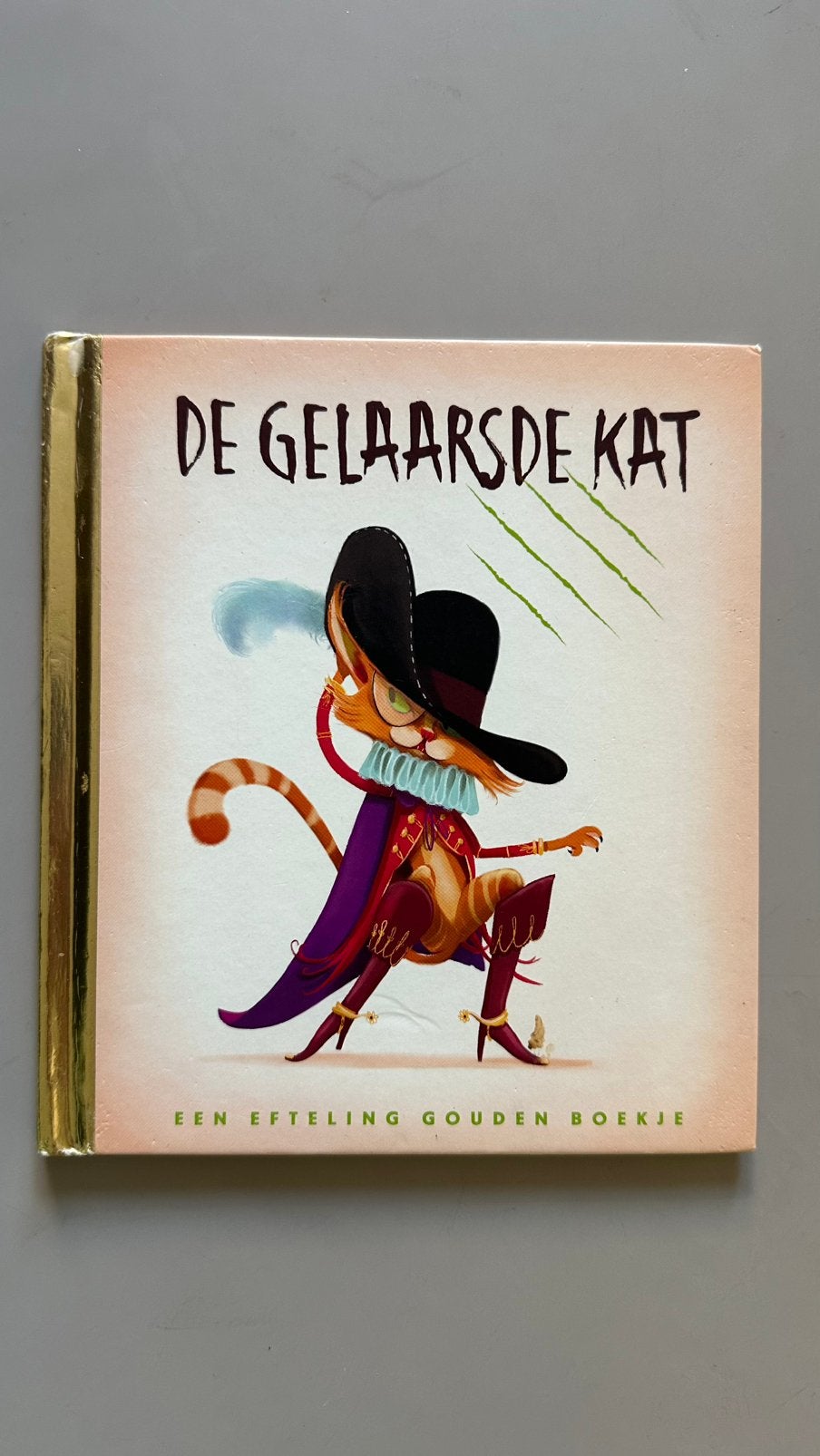 Efteling - De gelaarsde kat - Gouden boekje - Hardcover, Efteling, Fictie algemeen, Nieuw, Gouden boekje