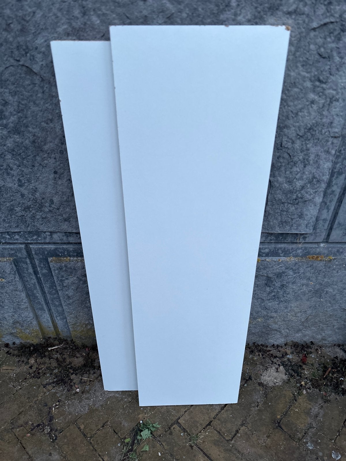 2 Witte Meubelpanelen 97x30 cm en 100x30 cm, Ophalen, Nieuw, Overige materialen, Minder dan 20 mm