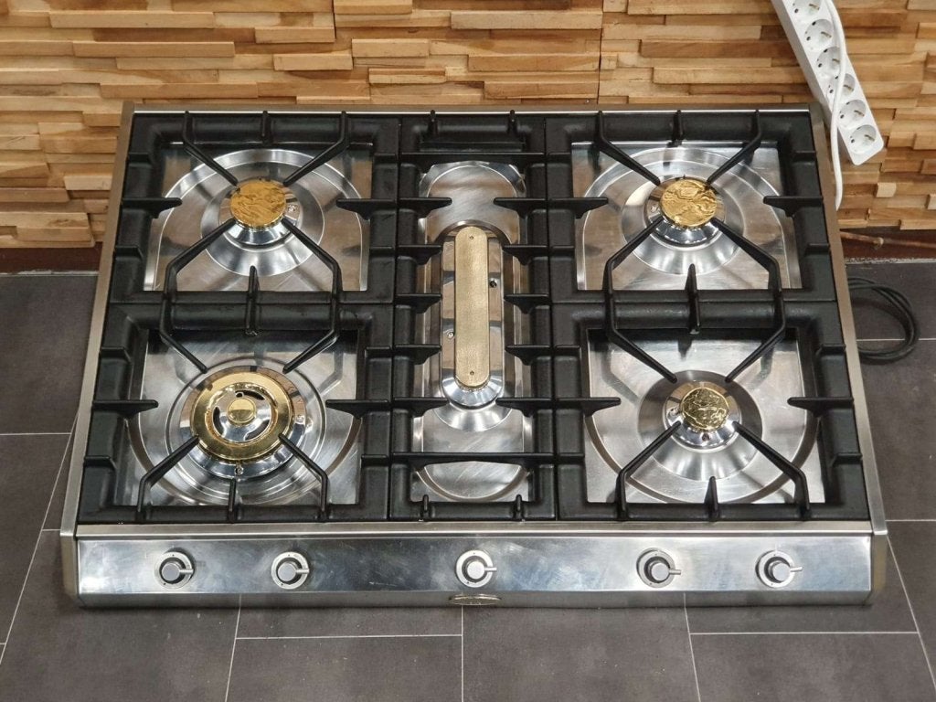 Luxe Boretti Kookplaat 90cm opbouw 5 pits visbrander, Witgoed en Apparatuur, Kookplaten, Niet ingevuld, Niet ingevuld, Ophalen of Verzenden