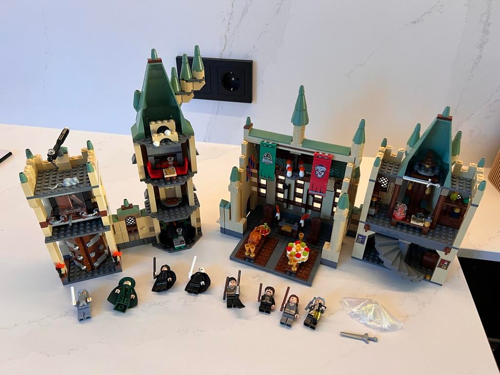 Lego 4842 Harry Potter Zweinstein kasteel, Inclusief minifiguren, Gebruikt, Lego, Harry Potter