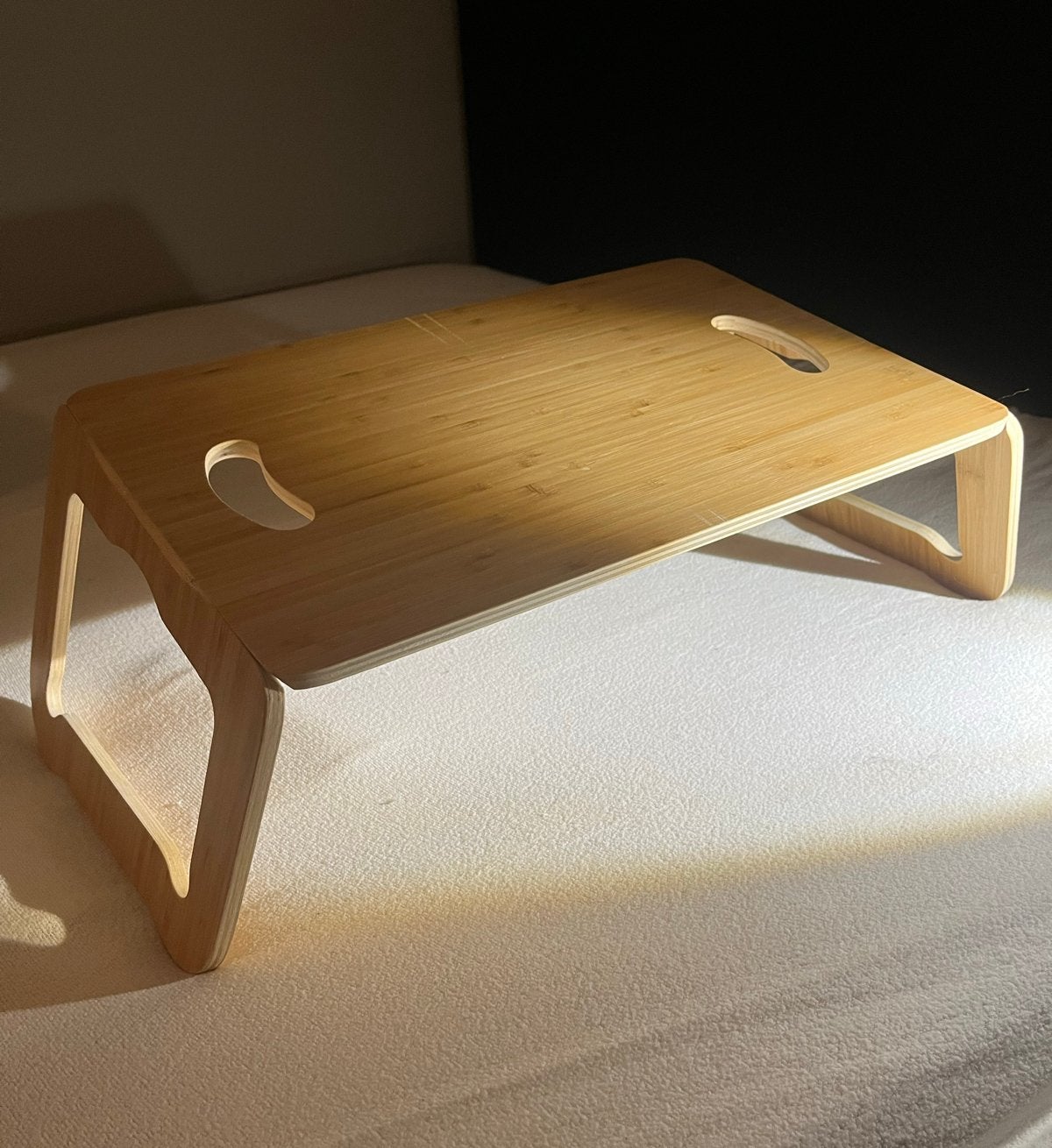 IKEA BRÄDA Laptopondersteuning Bamboe, Computers en Software, Laptoptafels, Ophalen, Gebruikt
