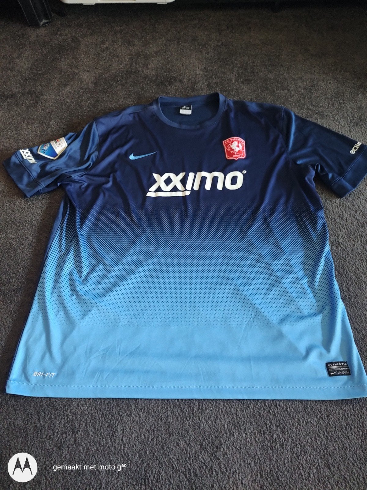 FC Twente Uit Shirt 2013/2014 - Maat XXL - Nieuw, Blauw, Nike, Nieuw, Overige maten