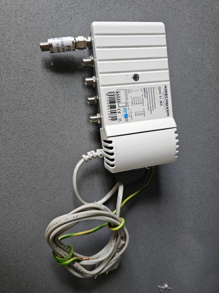 Hirschmann GHV 41 MX Multimedia Huisversterker, Ophalen of Verzenden, Gebruikt, Minder dan 60 watt, Overige merken