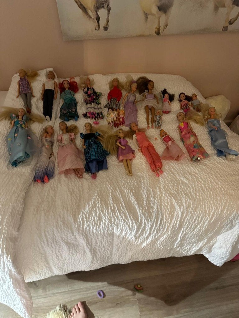 grote complete barbie set met allerlei toebehoren, Ophalen, Zo goed als nieuw, Barbie