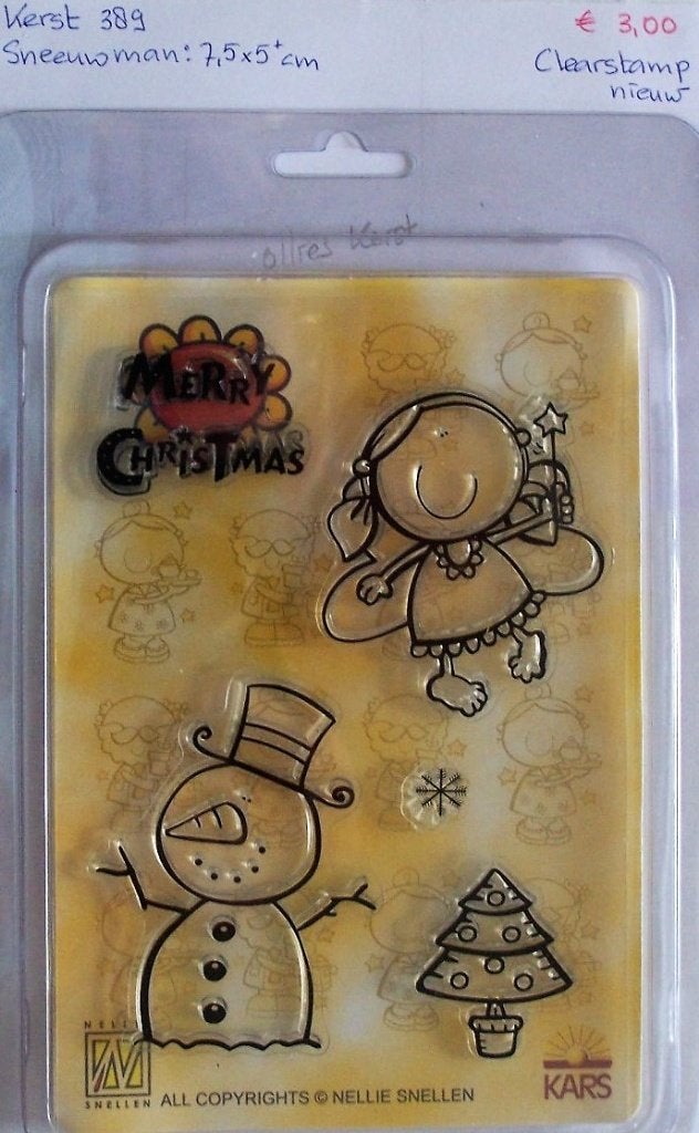 Kerst 389 Clearstamp, Ophalen of Verzenden, Nieuw, Clearstamp