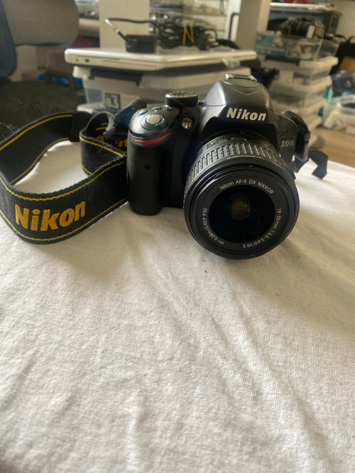 Nikon D3200 Spiegelreflexcamera met AF-S DX Nikkor 18-55mm l, Ingebouwde flitser, Gebruikt, Spiegelreflex, Ophalen of Verzenden