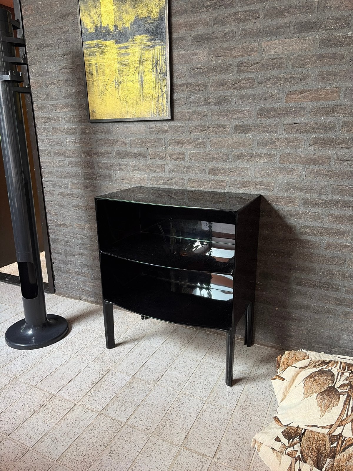 Kartell Ghost Buffet Zwart - Design Dressoir, Ophalen, Met plank(en), Kunststof, 50 tot 100 cm
