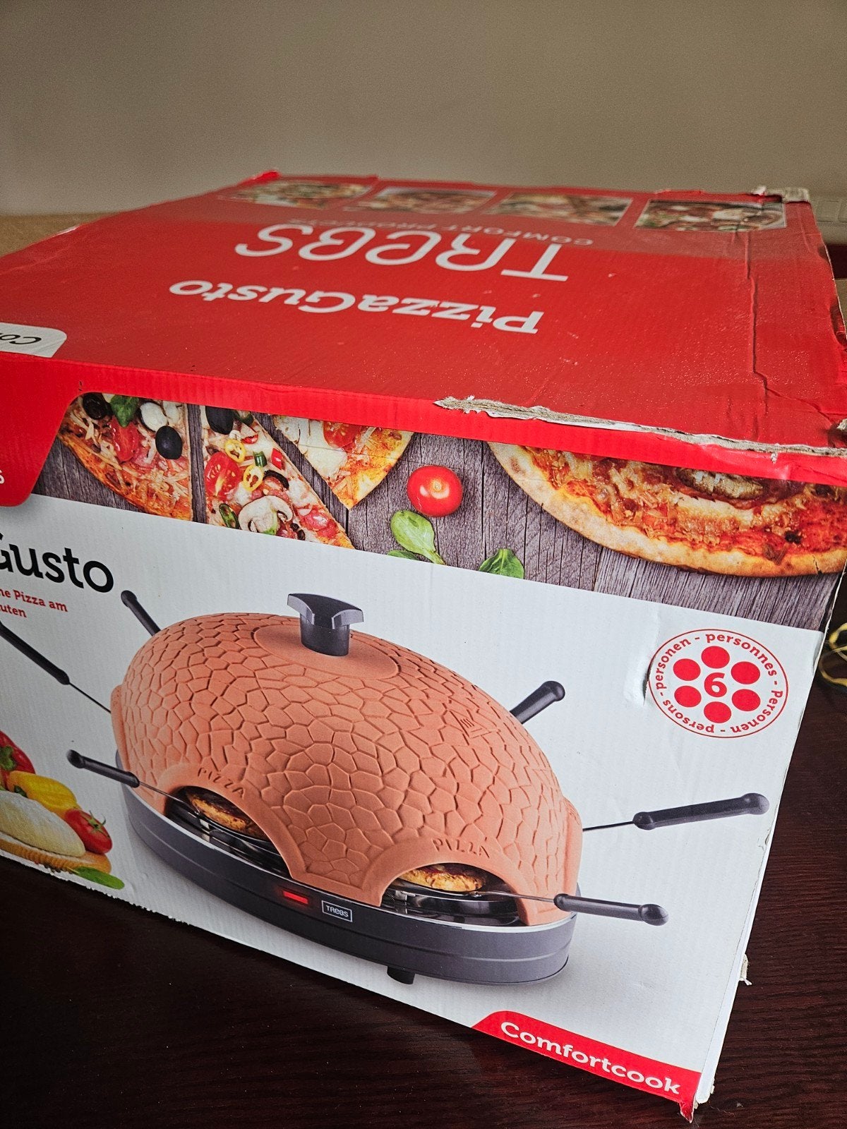 gratis pizza oven / pizzarette mini pizza maker, Tuin en Terras, Ophalen of Verzenden, Gebruikt