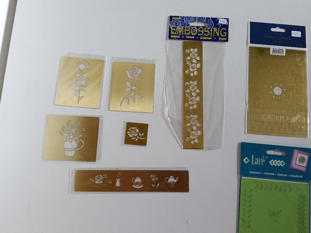 9 Nieuwe Embossing- en snijmallen, Geschikt voor snijden, Overige typen, Nieuw, Natuur en Bloemen