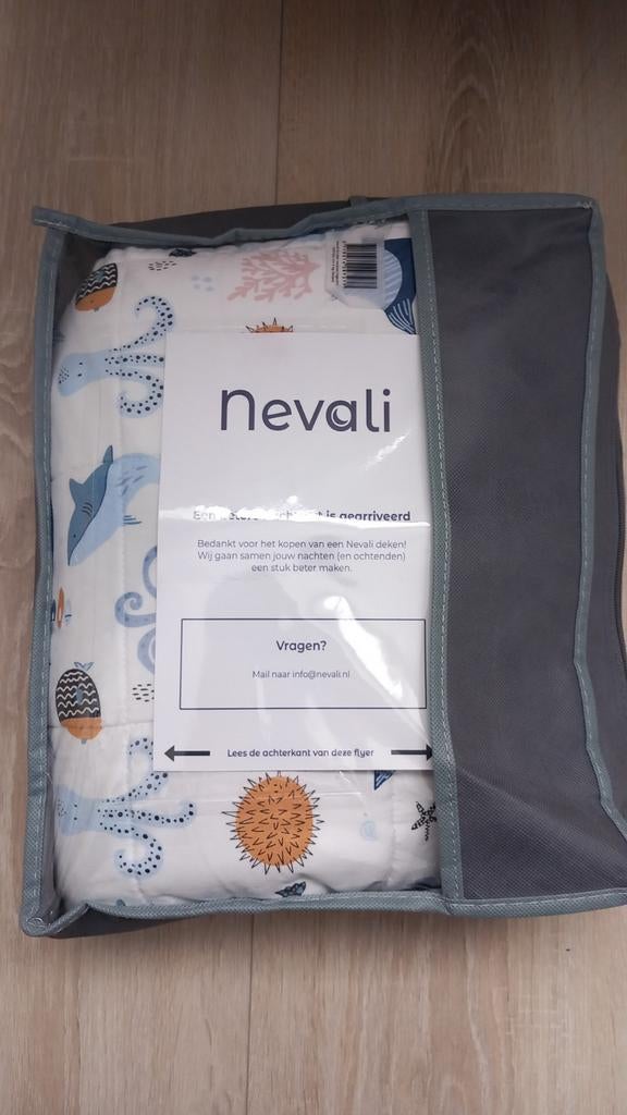 Nevali kinder verzwaringsdeken 100x150 cm 3 kg, Ophalen, Nieuw, Deken