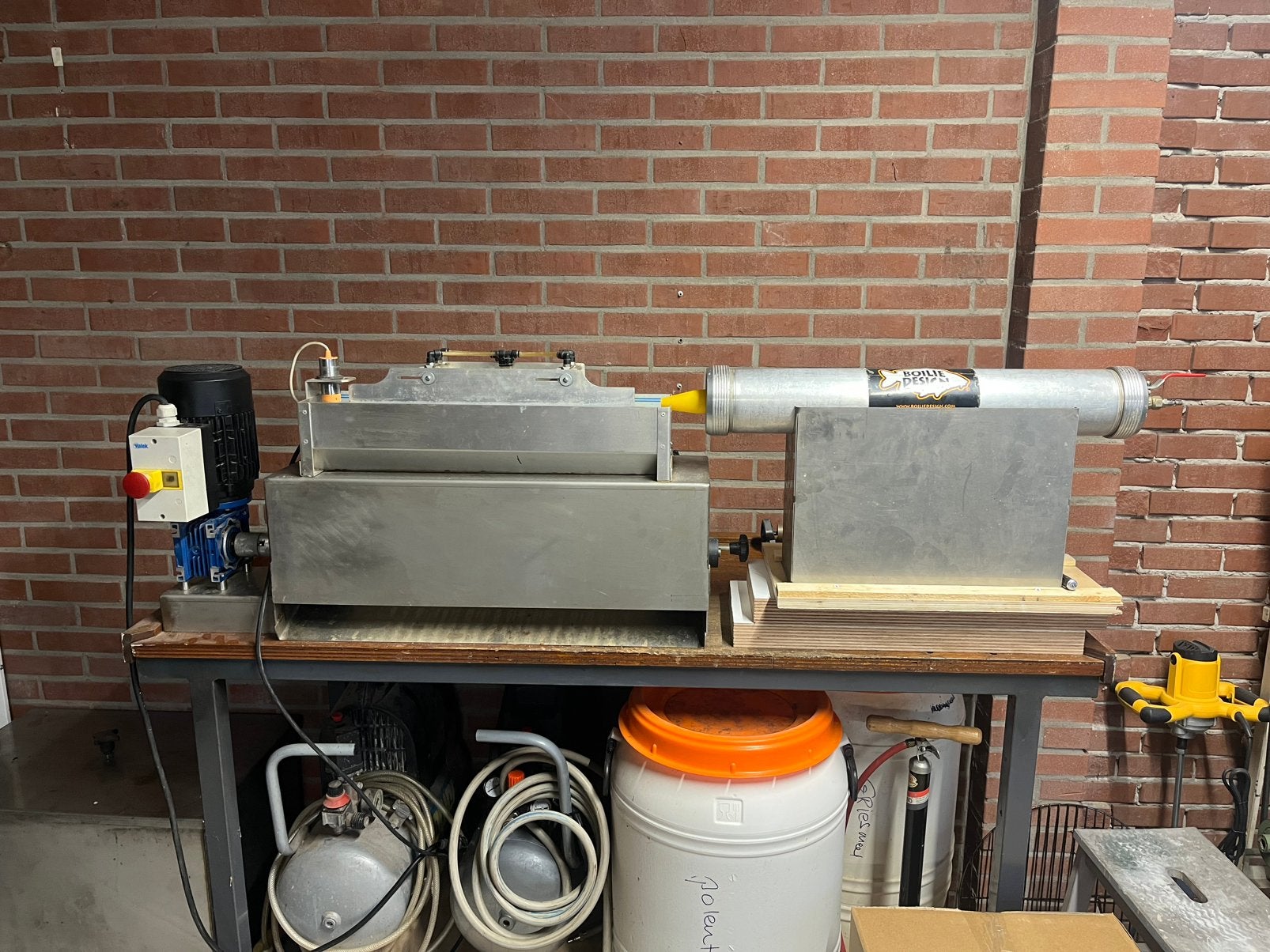 Te koop Boiliemachine boiliedesign deluxe 500 mm, Ophalen, Gebruikt, Complete set