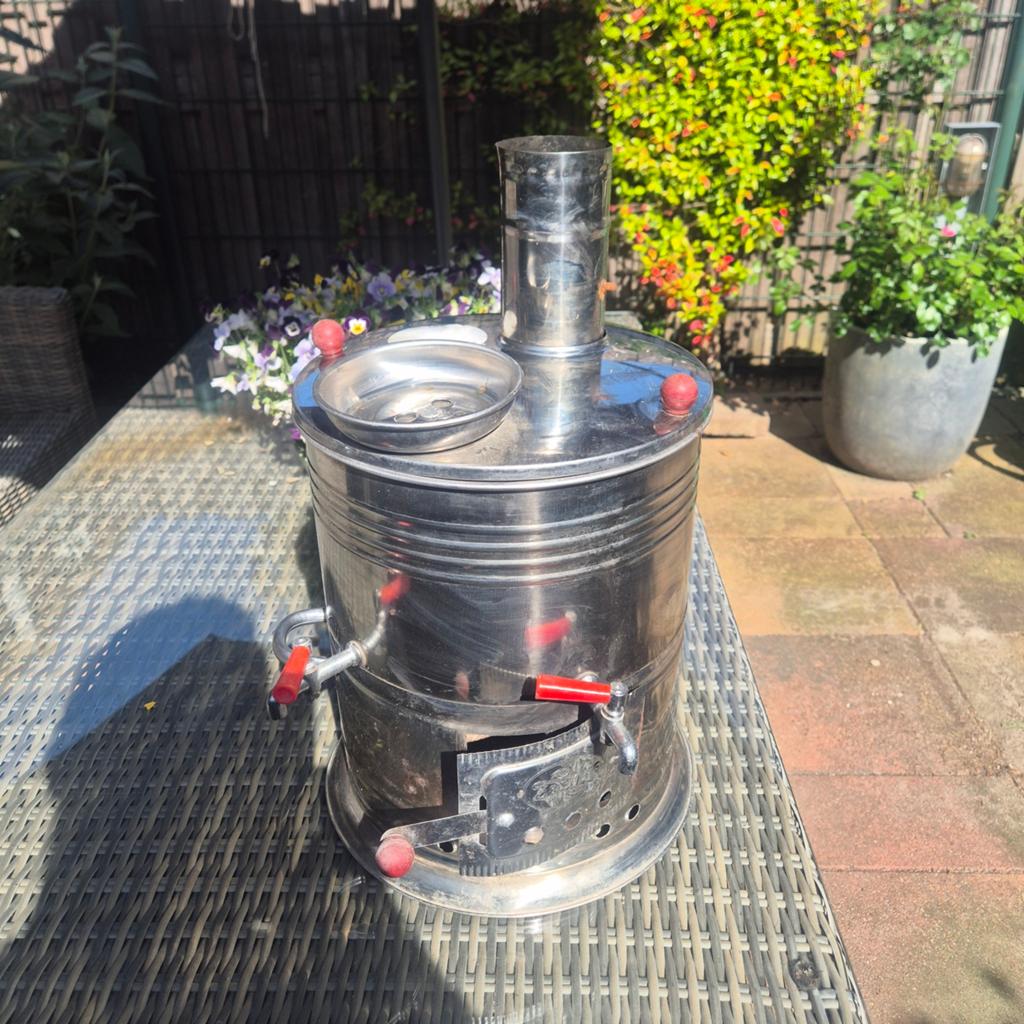 Kleine vuurkorf met asbak, Tuin en Terras, Ophalen