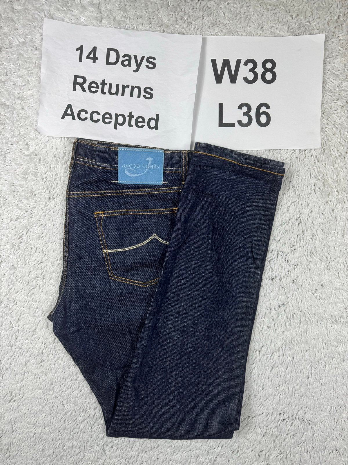 Jacob Cohën Bard J688 Jeans Regular Slim Fit W38 L36 3305, W36 - W38 (confectie 52/54), G, G, Blauw