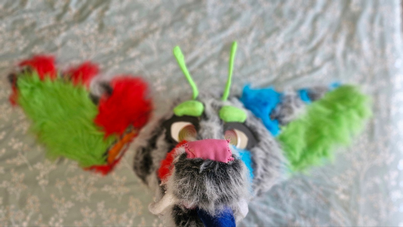WIP fursuit masker, Hobby en Vrije tijd, Ophalen of Verzenden, Gebruikt, Overige typen