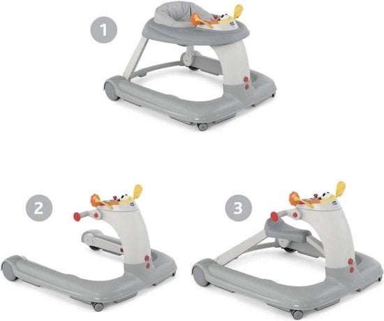 Chicco Baby Walker 3-in-1: Loopstoel, Duwwagen & Loopfiets, Ophalen, Gebruikt, Overige typen, Met geluid