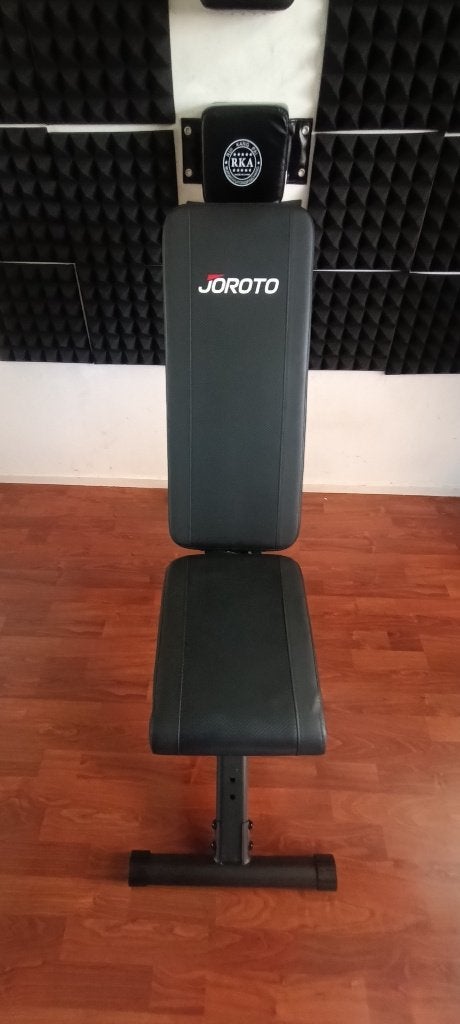 JOROTO MD35 verstelbare en opvouwbare halterbank te koop ., Sport en Fitness, Ophalen, Kunststof, Benen, Overige typen