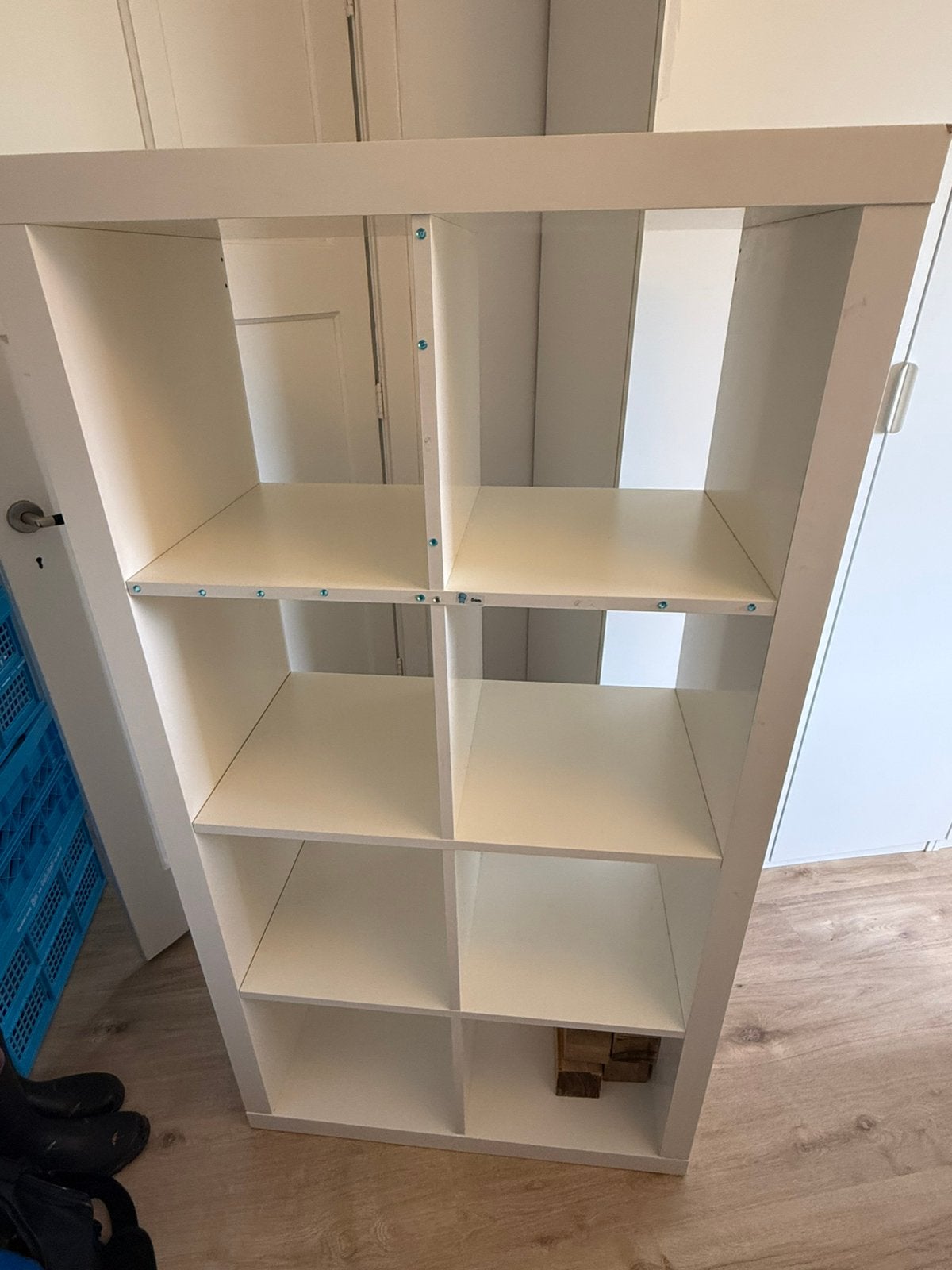 Kallax 2x4 vakken wit ikea, Ophalen, Gebruikt, 100 tot 150 cm, 50 tot 100 cm